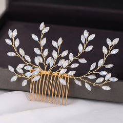 Faux Pearl Bridal Hair Comb Wedding Hair Accessory
