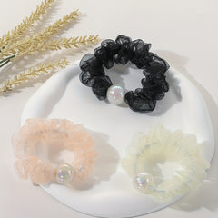 3pcs Faux Pearl Hair Ties Hair Bands for Girls