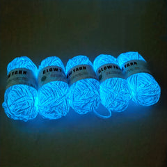 50g Luminous Yarn Glow In The Dark Cotton Yarn for Knitting