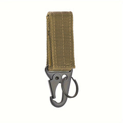 Outdoor Mountaineering Buckle w/ Nylon Strap Keychain