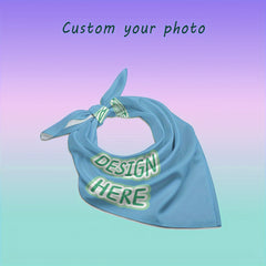 Custom Square Scarf - Personalized Patterns and Text - DIY Designable