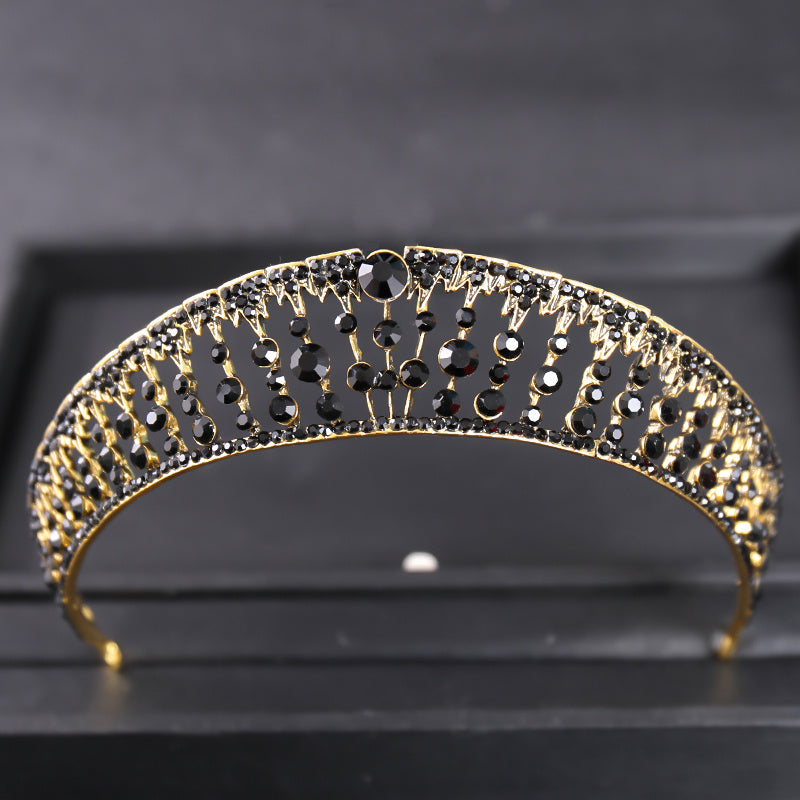 Silver Rhinestone Crystal Tiara Bridal Crown Wedding Hair Accessories