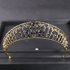 Silver Rhinestone Crystal Tiara Bridal Crown Wedding Hair Accessories