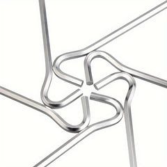 4pcs Aluminum Tent Pegs with Hooks for Camping Tents