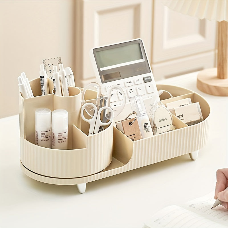 Rotating Cosmetic Storage Box Makeup Brush Lipstick Holder