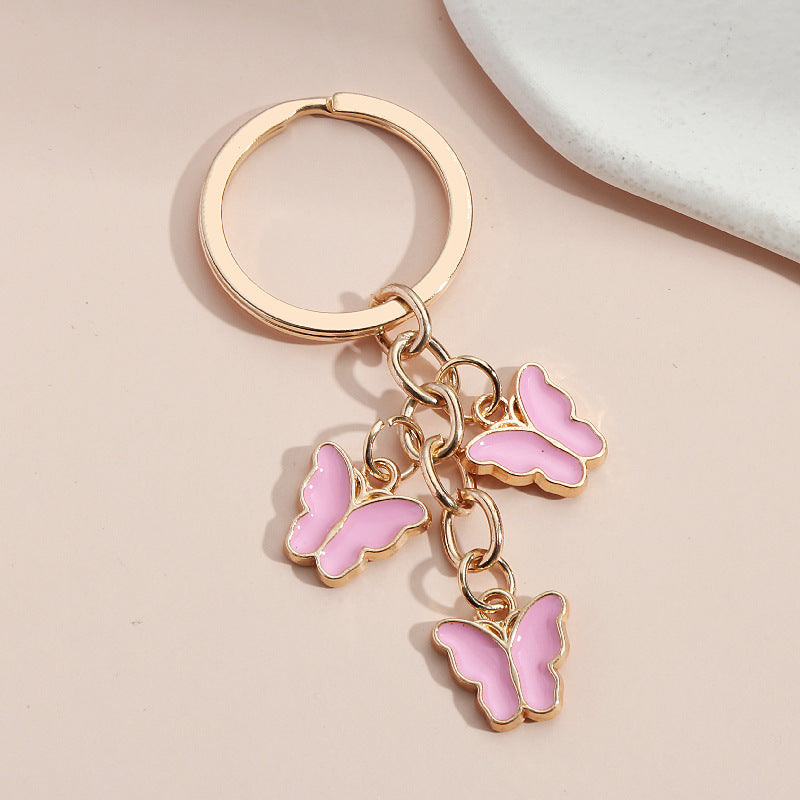 Colorful Butterfly Keychain for Car