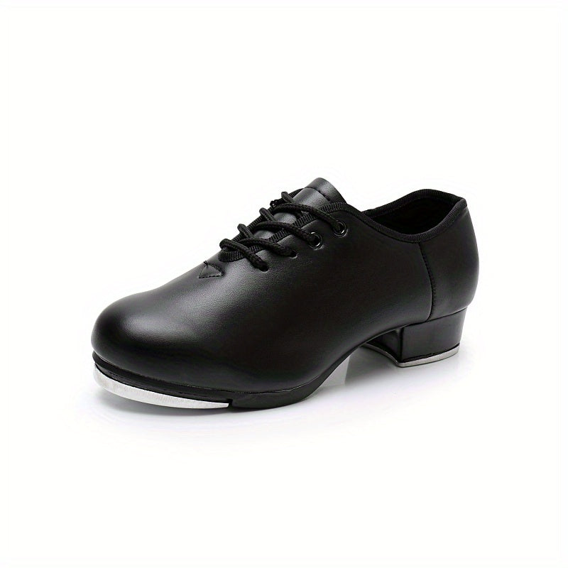 Women's Jazz Tap Dance Shoes Lace Up Split Sole Shoes