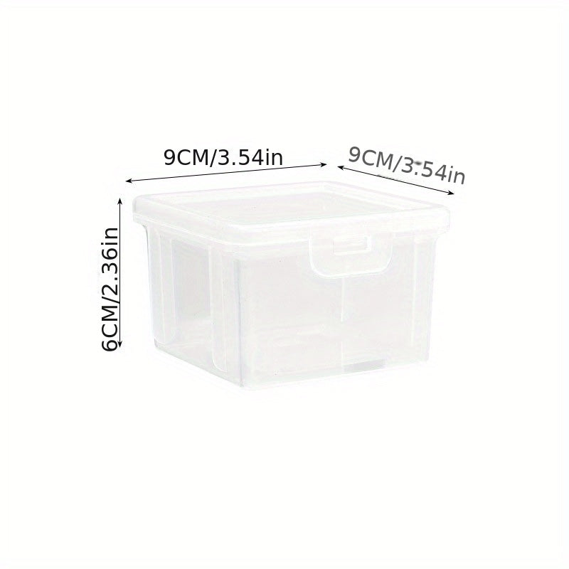Airtight Spice Storage Box with Flip Top Lids Stackable Food Jar
