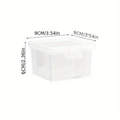 Airtight Spice Storage Box with Flip Top Lids Stackable Food Jar