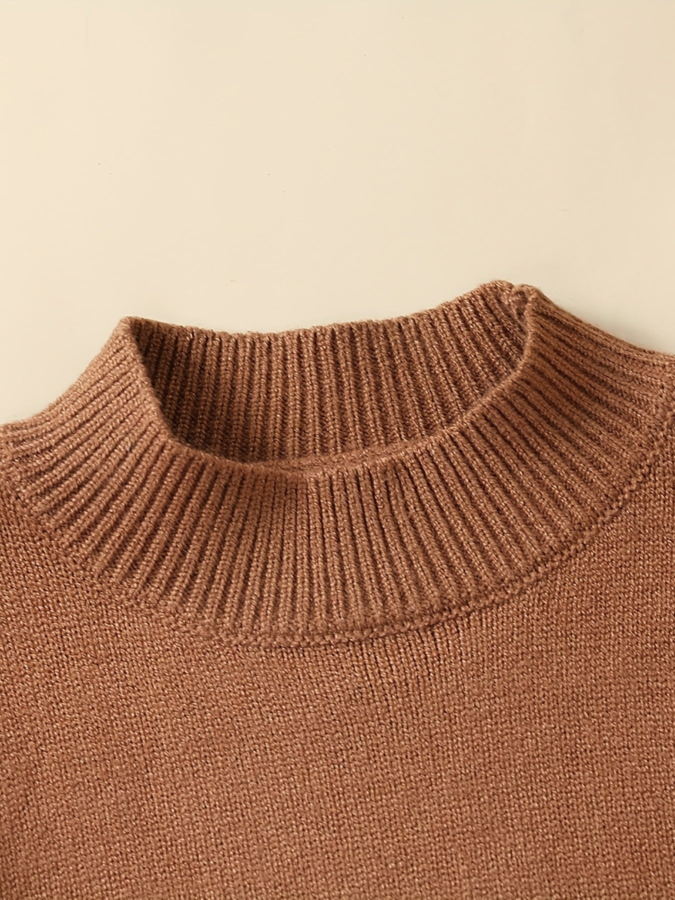 Cozy Knit Baby Sweater Long Sleeve Pullover Top