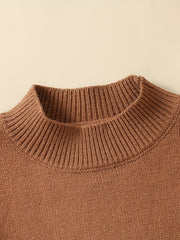 Cozy Knit Baby Sweater Long Sleeve Pullover Top