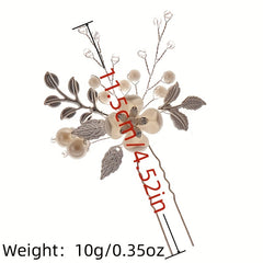 Crystal Faux Pearl Hair Pins Wedding Hair Accessories