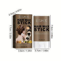 Hair Wax Rod for Smoothing Frizz Broken Hair 0.56 Oz