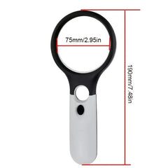 HD Magnifying Glass For Elderly Reading Scientific Observation Jewelry Appraisal