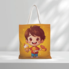 Cute Cartoon Dessert Print Tote Bag for Women