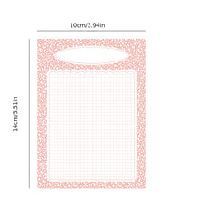 50 Cow Pattern Sticky Note Sheets - Student & Office Supplies