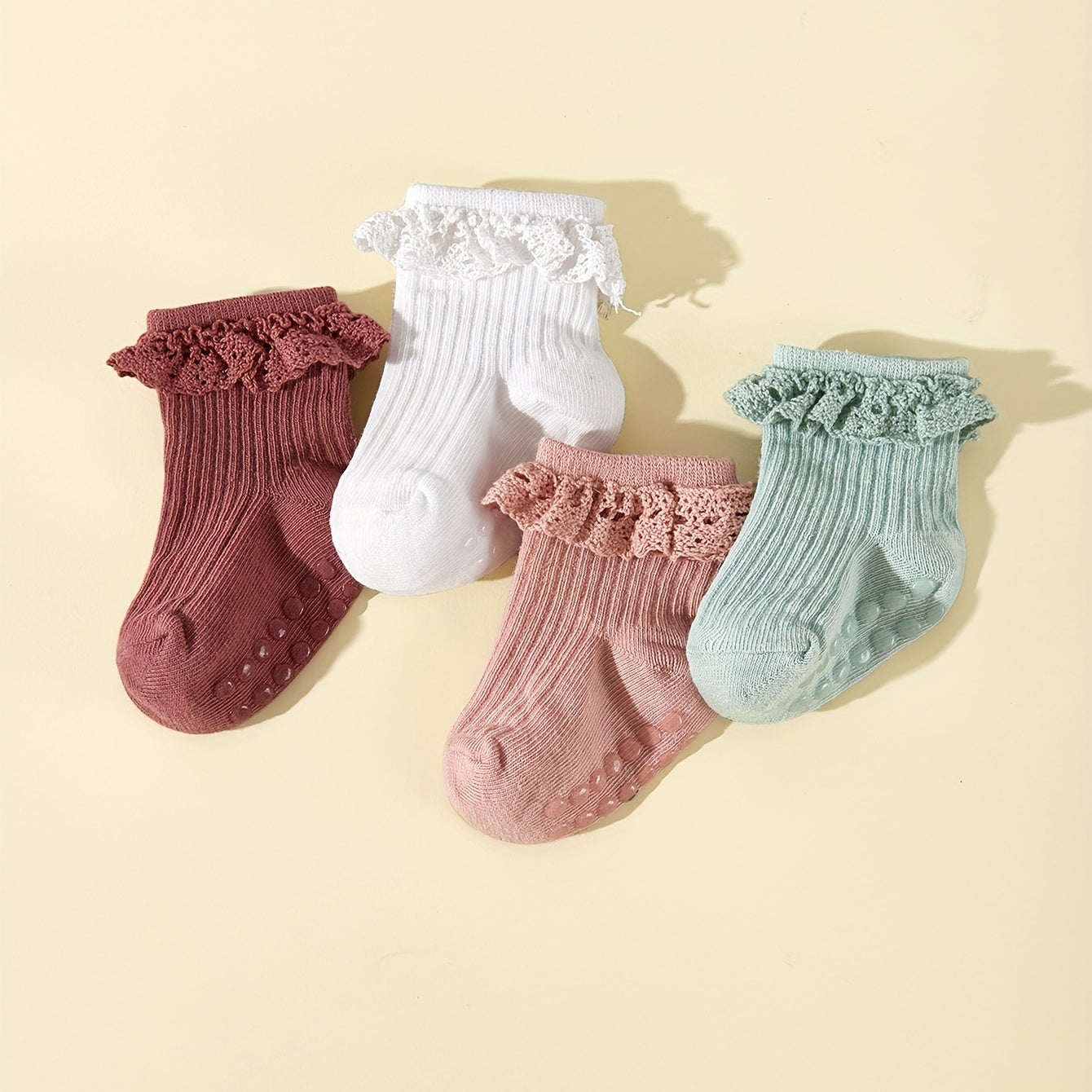Lace Princess Socks for Girls - Perfect for Spring and Autumn