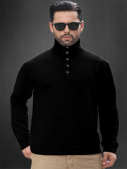 Men's Knitted Turtleneck Sweatshirt for Autumn & Winter