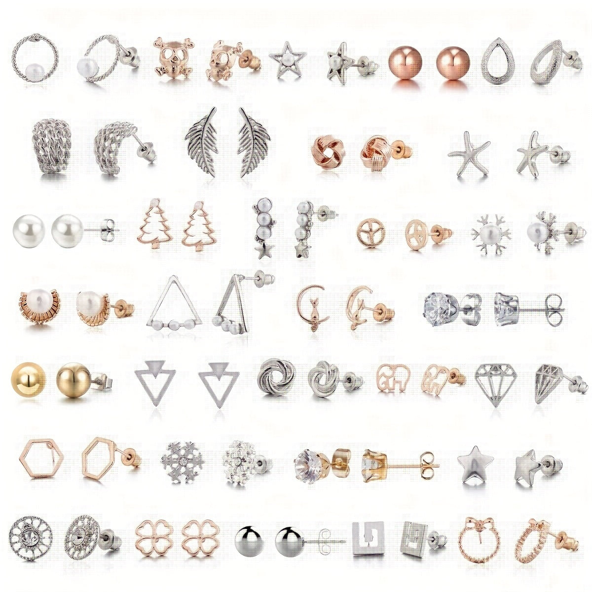 Hypoalljsonergenic Earrings 11 Pairs Set for Women & Girls