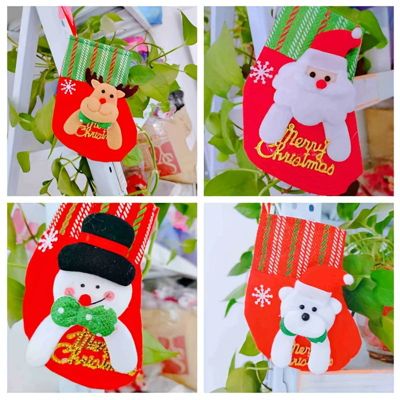 Christmas Snowman Stockings Candy Bags