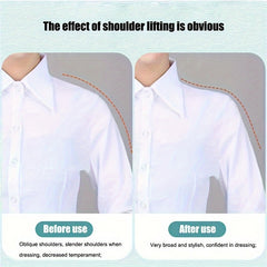 1 Pair Silicone Shoulder Pads Self-adhesive Anti-Slip Shoulder Support