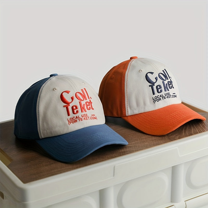 Casual Letter Peaked Cap Street Outdoor Soft Top Baseball Cap