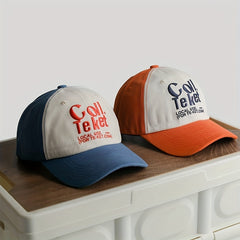 Casual Letter Peaked Cap Street Outdoor Soft Top Baseball Cap