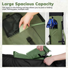 Large Capacity Fishing Rod Bag 121 92 Cm Waterproof Storage Bag