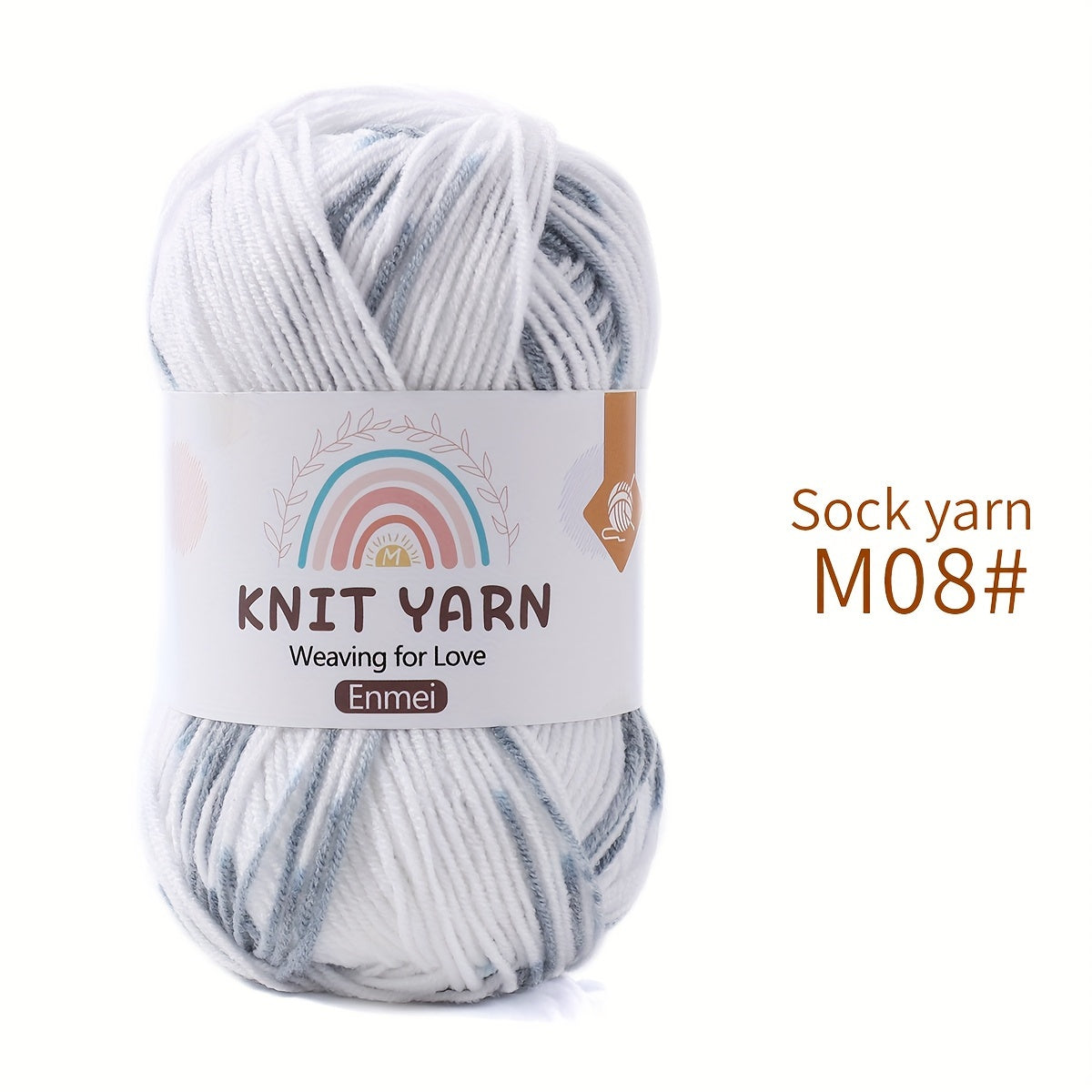 80 Acrylic 20 Rayon Polyester Cotton Yarn Gradient Thread for DIY Knitting