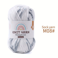 80 Acrylic 20 Rayon Polyester Cotton Yarn Gradient Thread for DIY Knitting