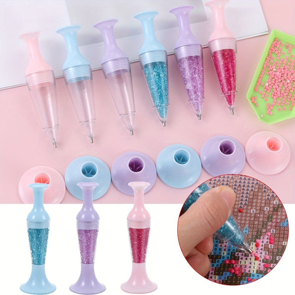DIY Diamond Painting Tool Point Diamond Pen Flower Vase Shape