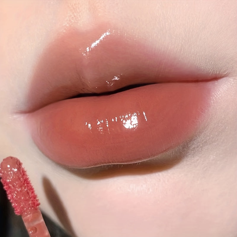 Ice Night Mirror Glass Lip Glaze Water Light Plumping Dewy Lip