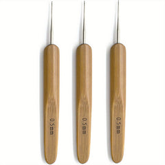 3pcs Crochet Set Hair Locking Needle Tool Craft Knitting Needle
