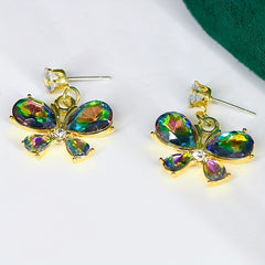 Butterfly Dangle Earrings, European American Style
