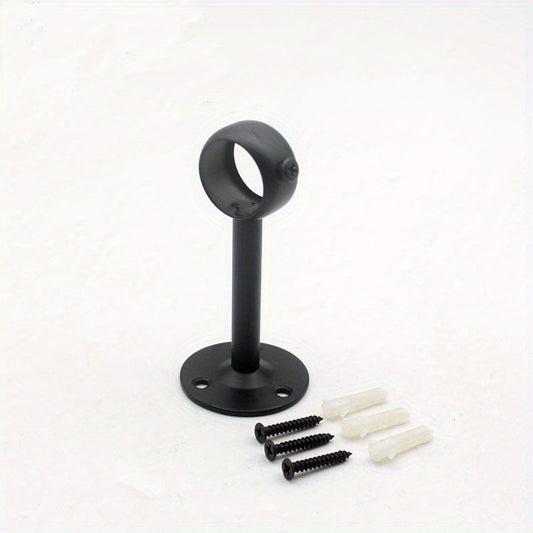 2pcs Stainless Steel Curtain Rod Ceiling Mount Bracket