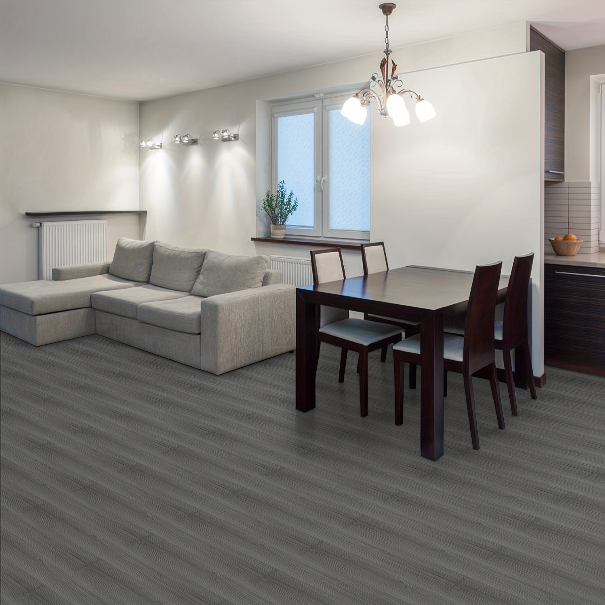 Wood Vinyl Peel and Stick Floor Tile Coverings - Easy to Install and Waterproof