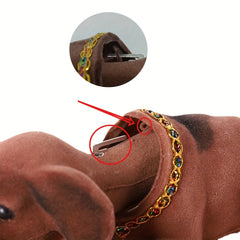 Fun Nodding Puppy Car Dashboard Toy Random Shaking Head Dog Figurine
