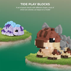 Dinosaur Family Building Block Puzzle Toy Set