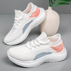 Women's Knitted Sports Shoes Low Top Sneakers