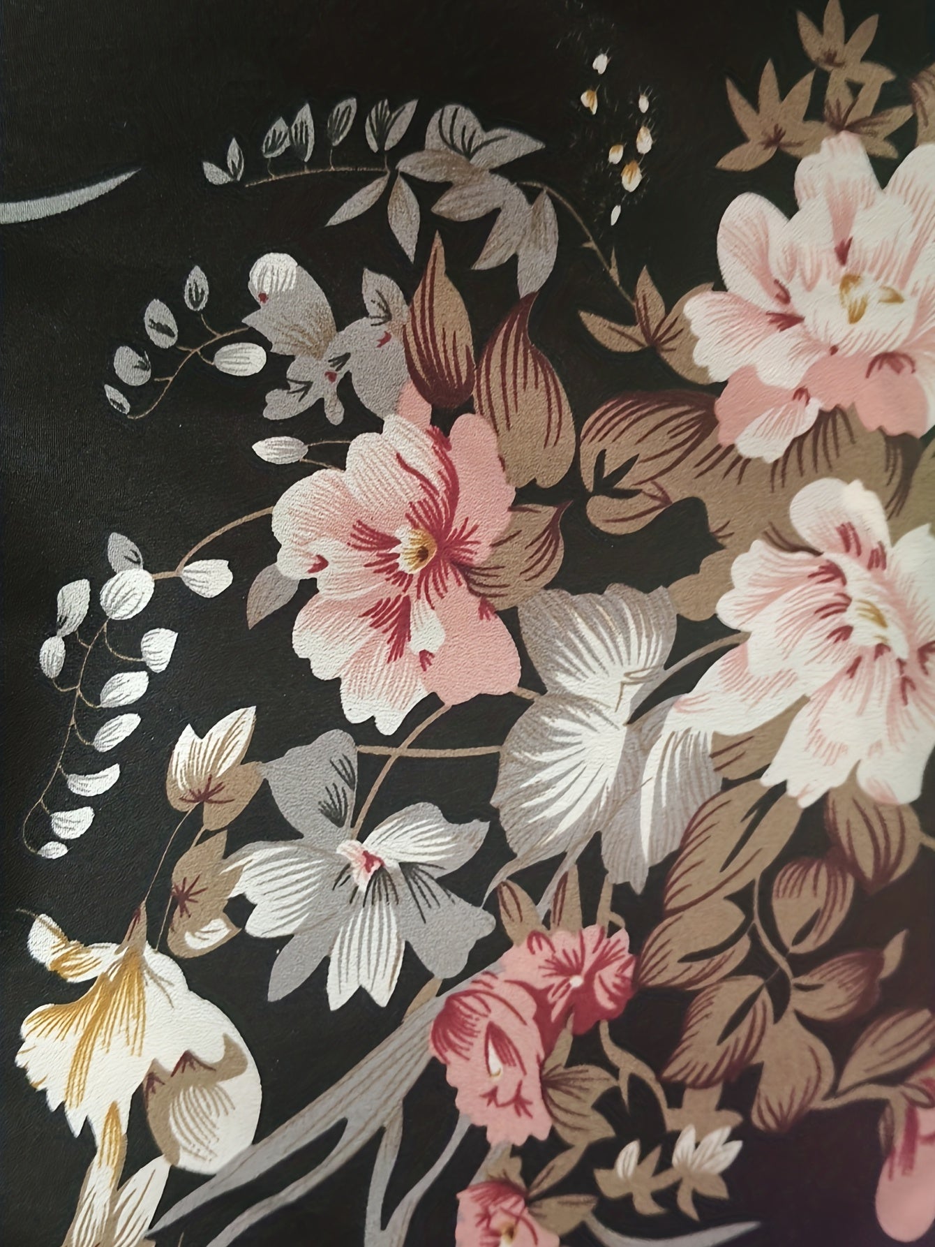 Vintage Floral Print Dress Maxi Dress Women's Clothing