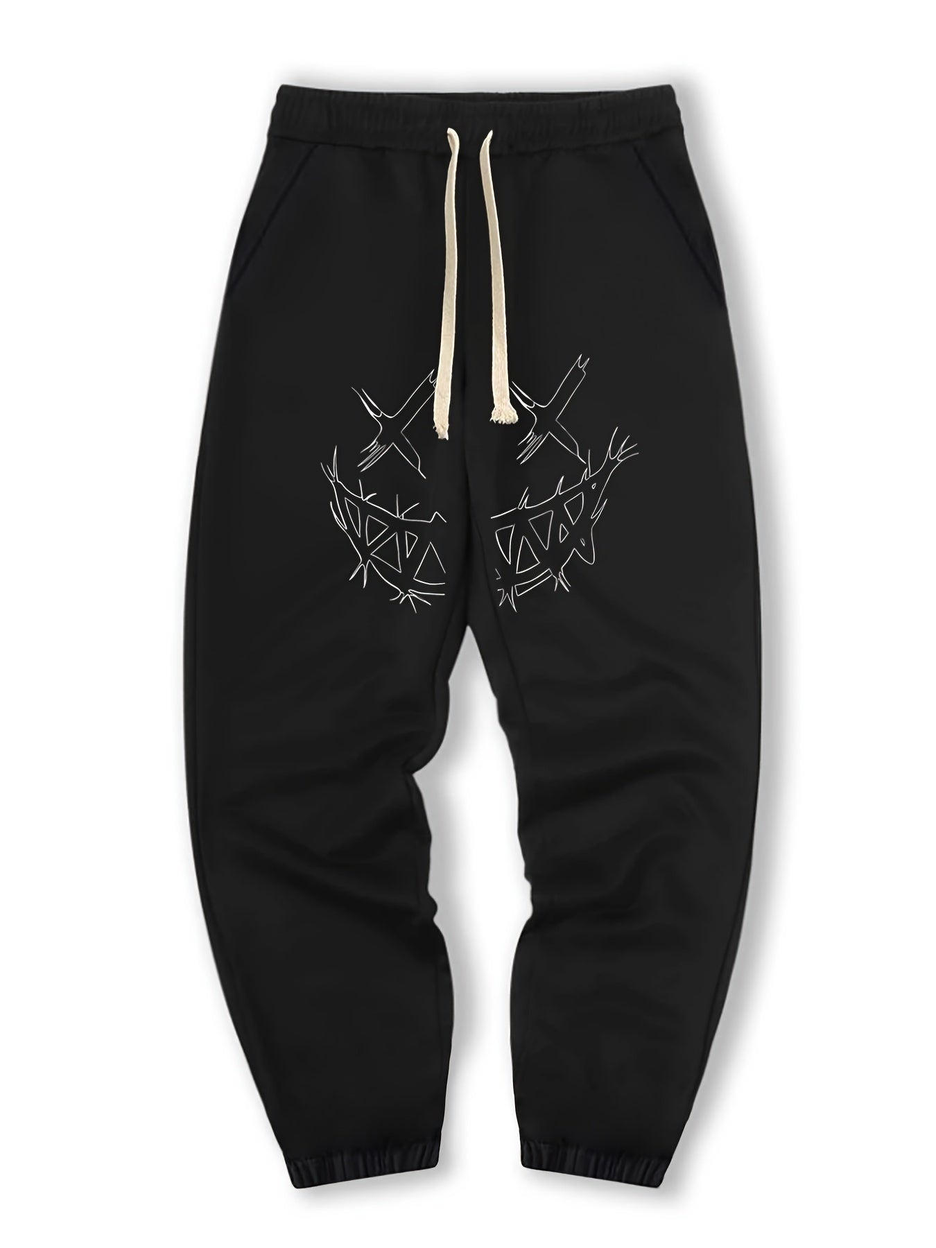 Funny Graphic Print Men's Street Style Sweatpants