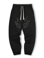 Funny Graphic Print Men's Street Style Sweatpants