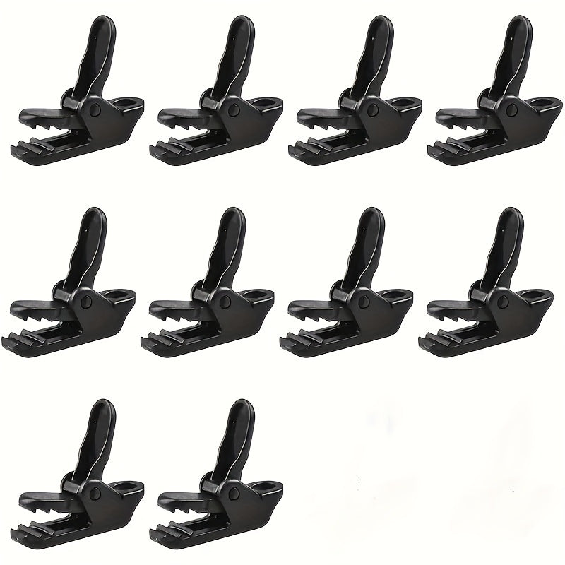 20pcs Outdoor Tents Mini Crocodile Clip Windproof Rope Fixed Clip