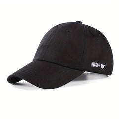 Solid Baseball Cap Unisex Cotton Dad Hats Adjustable Casual Sun Hats