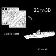 Guard Metal Stainless Steel DIY3D Puzzle Model