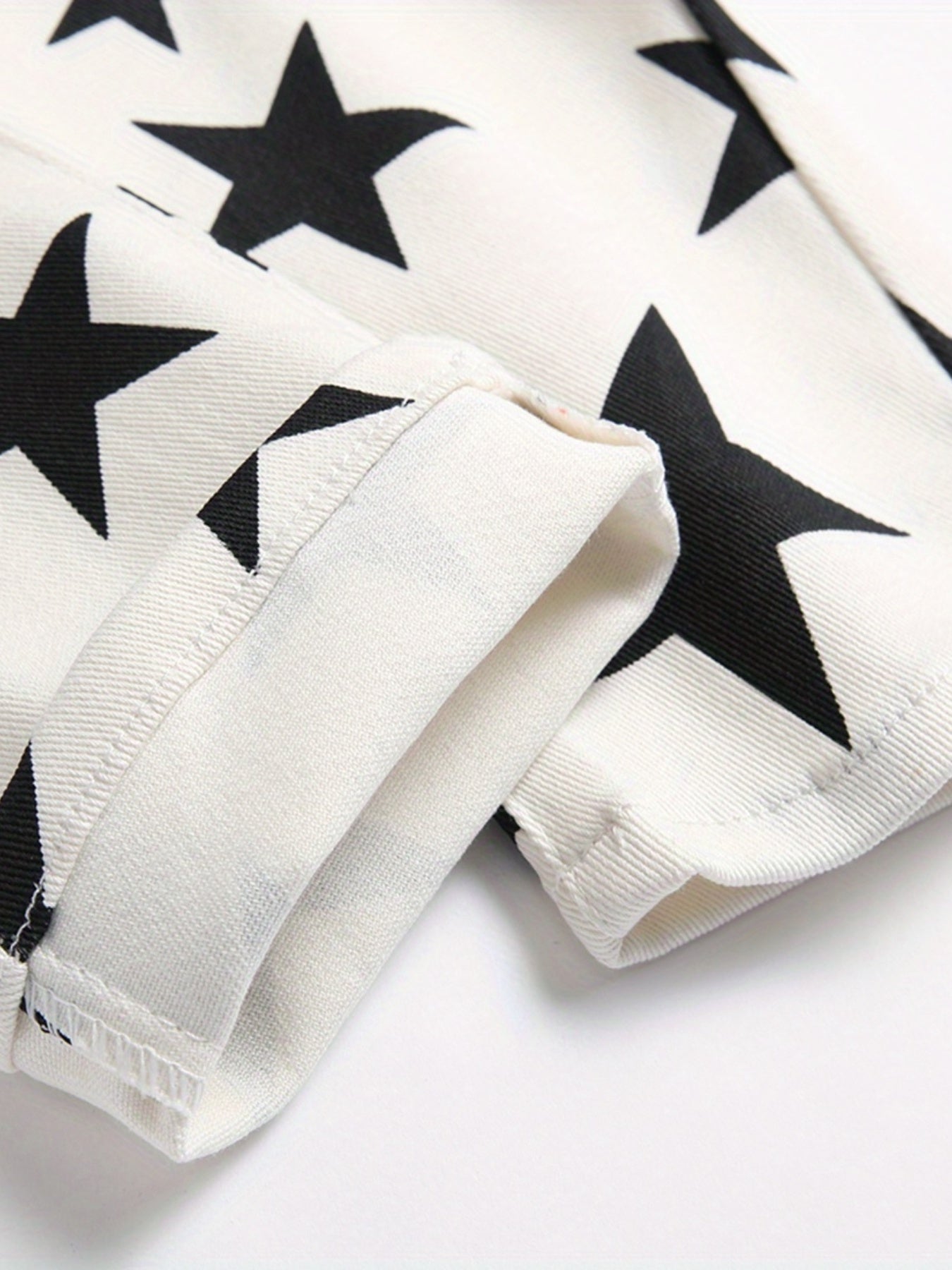 Mens Slim Fit Jeans Little Stars Pattern