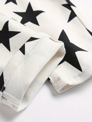 Mens Slim Fit Jeans Little Stars Pattern