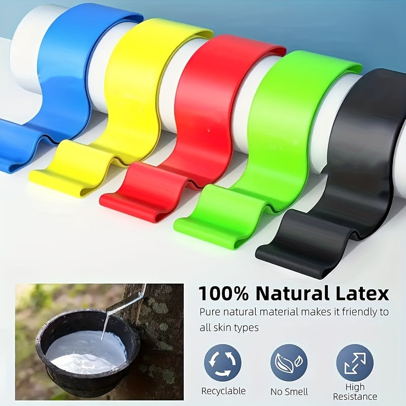 5pcs Yoga Elastic Resistance Band TPE Fitness Stretching Rope Hip Lifting