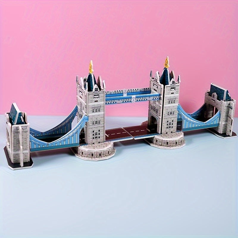 2pcs 3D Hand-assembled Architectural Model Puzzle Gift