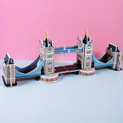 2pcs 3D Hand-assembled Architectural Model Puzzle Gift